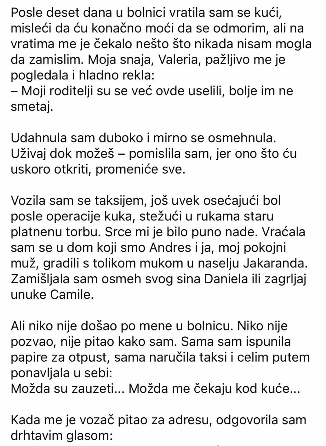 Posle 10 dana u bolnici vratio sam se kući, misleći da ću konačno odmoriti, ali kod vrata me je čekalo nešto što mi je promenilo život. - featured image
