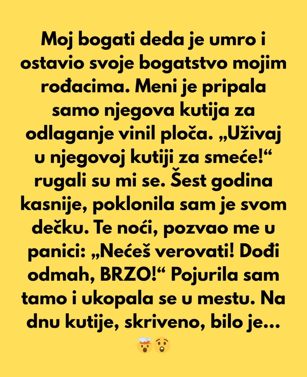 Moj bogati deda je preminuo i celokupno svoje bogatstvo ostavio mojim rođacima… - featured image