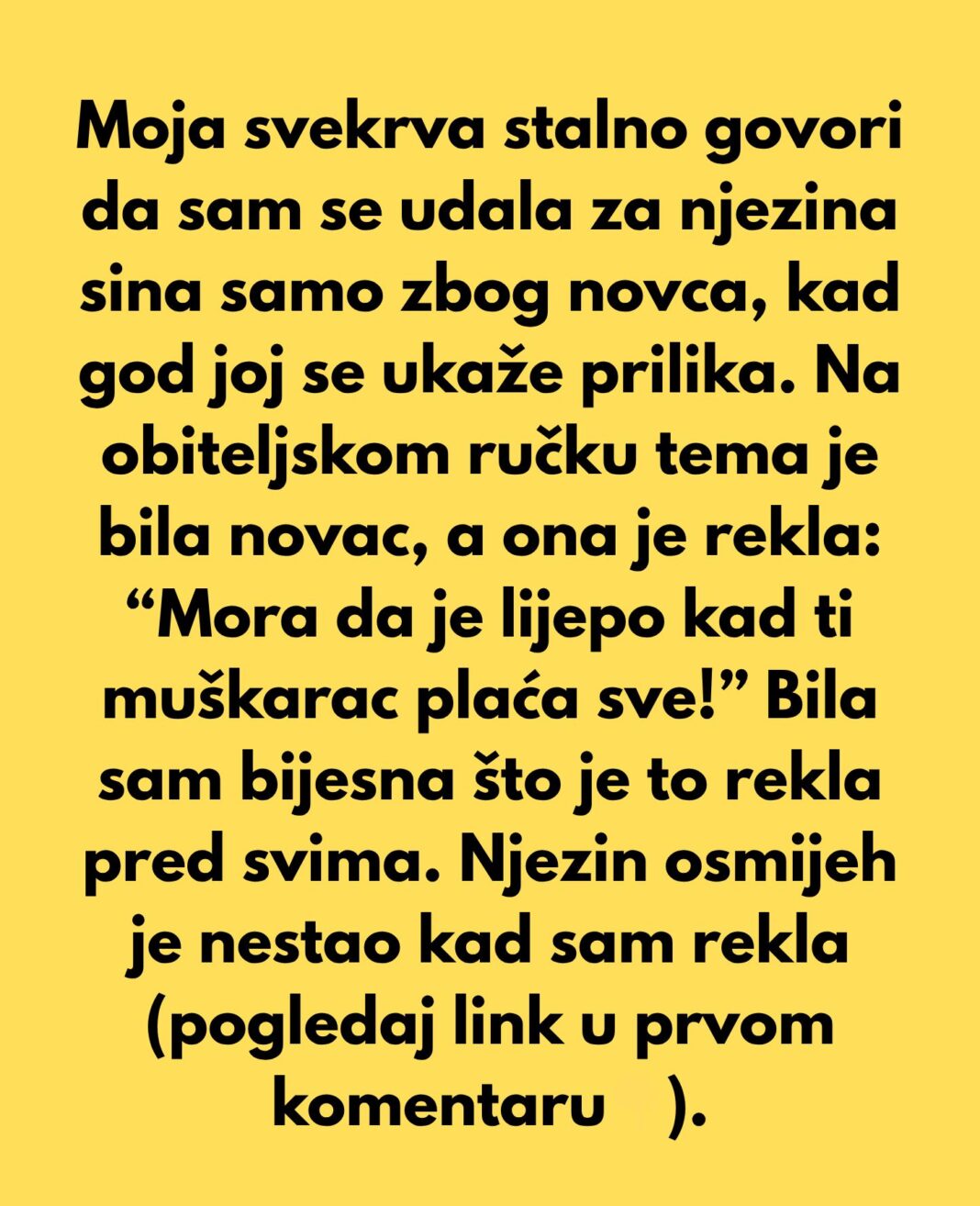 Moja svekrva pokušala me poniziti zbog novca, ali sam otkrila tajnu koju nije očekivala…. - featured image