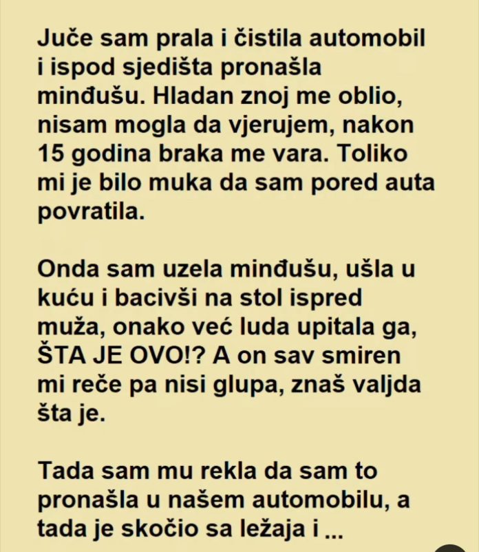Čistila automobil i ispod sedišta pronašla minđušu ali pravi ŠOK je tek USLEDIO! - featured image Čistila automobil i ispod sedišta pronašla minđušu ali pravi ŠOK je tek USLEDIO! - featured image