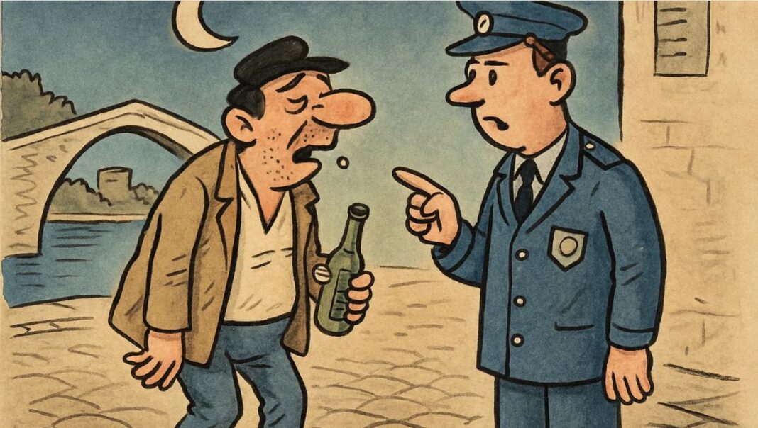 Vic: Ide Mujo pijan, zaustavi ga policajac… - featured image Vic: Ide Mujo pijan, zaustavi ga policajac… - featured image