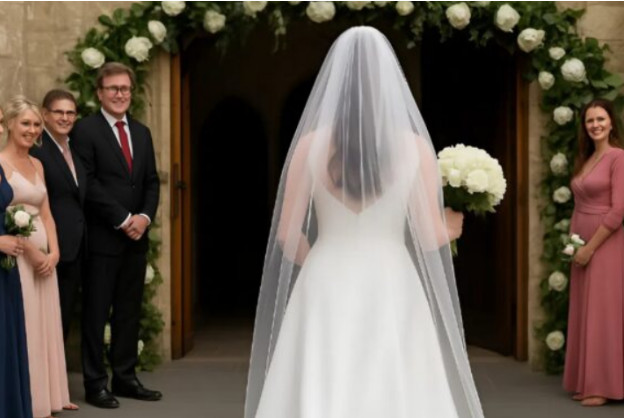 Tokom vjenčanja, mladenkin pas je iznenada zubima uhvatio rub njene haljine i nije joj dozvolio da prođe prolazom. - featured image Tokom vjenčanja, mladenkin pas je iznenada zubima uhvatio rub njene haljine i nije joj dozvolio da prođe prolazom. - featured image