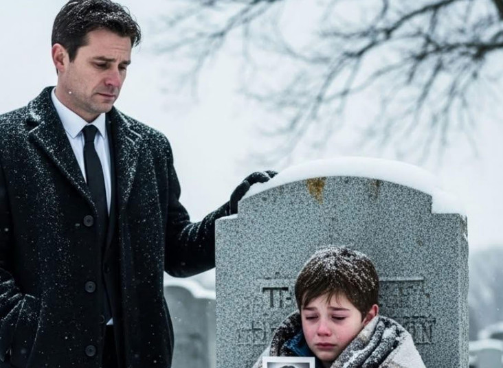 Poduzetnik posjećuje spomenik svojoj pokojnoj supruzi i naglo se zaustavlja kad ugleda dječaka kako sjedi pokraj njega… - featured image Poduzetnik posjećuje spomenik svojoj pokojnoj supruzi i naglo se zaustavlja kad ugleda dječaka kako sjedi pokraj njega… - featured image