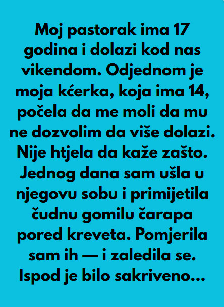 Pastorak sa 17 godina dolazi vikendom nama u posjetu, a onda moja kcerka od 14 godina mi je rekla nesto sto mi je krv sledilo! - featured image Pastorak sa 17 godina dolazi vikendom nama u posjetu, a onda moja kcerka od 14 godina mi je rekla nesto sto mi je krv sledilo! - featured image