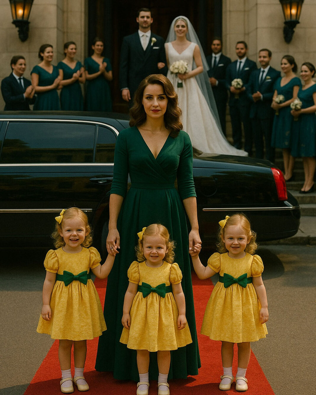 Pozvao je svoju siromašnu bivšu suprugu kako bi je ponizio na vlastitom vjenčanju — ali ona je stigla u limuzini sa svojim trojkama… - featured image