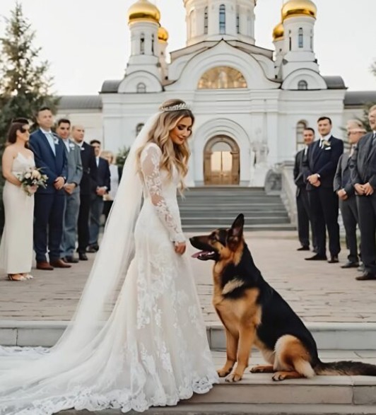 Tokom venčanja pas je iznenada zaustavio mladu — a razlog toga iznenadio je sve goste. - featured image Tokom venčanja pas je iznenada zaustavio mladu — a razlog toga iznenadio je sve goste. - featured image