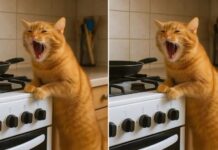 Mačka se čudno ponašala celu veče — i uskoro sam shvatila zašto nije odlazila od šporeta. Mačka se čudno ponašala celu veče — i uskoro sam shvatila zašto nije odlazila od šporeta. - featured image