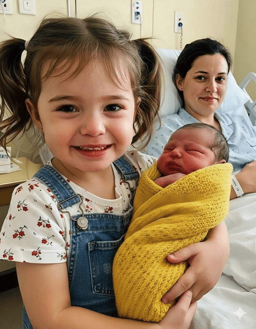 Moja kći bila je očarana držeći svoju tek rođenu sestricu — sve dok nije izgovorila riječ od koje mi se krv sledila u žilama. - featured image Moja kći bila je očarana držeći svoju tek rođenu sestricu — sve dok nije izgovorila riječ od koje mi se krv sledila u žilama. - featured image