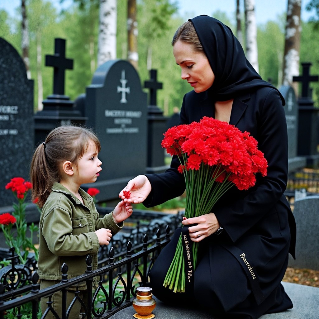 Izašavši iz zatvora, djevojka je prvo odnijela buket na grob svog muža. Dok se sagnula da položi cvijeće, primijetila je kako se skriva kći čuvara groblja. Pozvala ju je i dala joj bombonu. Čula je kako je djevojčica šapnula: “Teta, tamo nema nikoga. Hoćeš li da ti ispričam tajnu?” Žena je ostala bez riječi na te riječi i počela pažljivo slušati…😲😲😲 - featured image Izašavši iz zatvora, djevojka je prvo odnijela buket na grob svog muža. Dok se sagnula da položi cvijeće, primijetila je kako se skriva kći čuvara groblja. Pozvala ju je i dala joj bombonu. Čula je kako je djevojčica šapnula: “Teta, tamo nema nikoga. Hoćeš li da ti ispričam tajnu?” Žena je ostala bez riječi na te riječi i počela pažljivo slušati…😲😲😲 - featured image