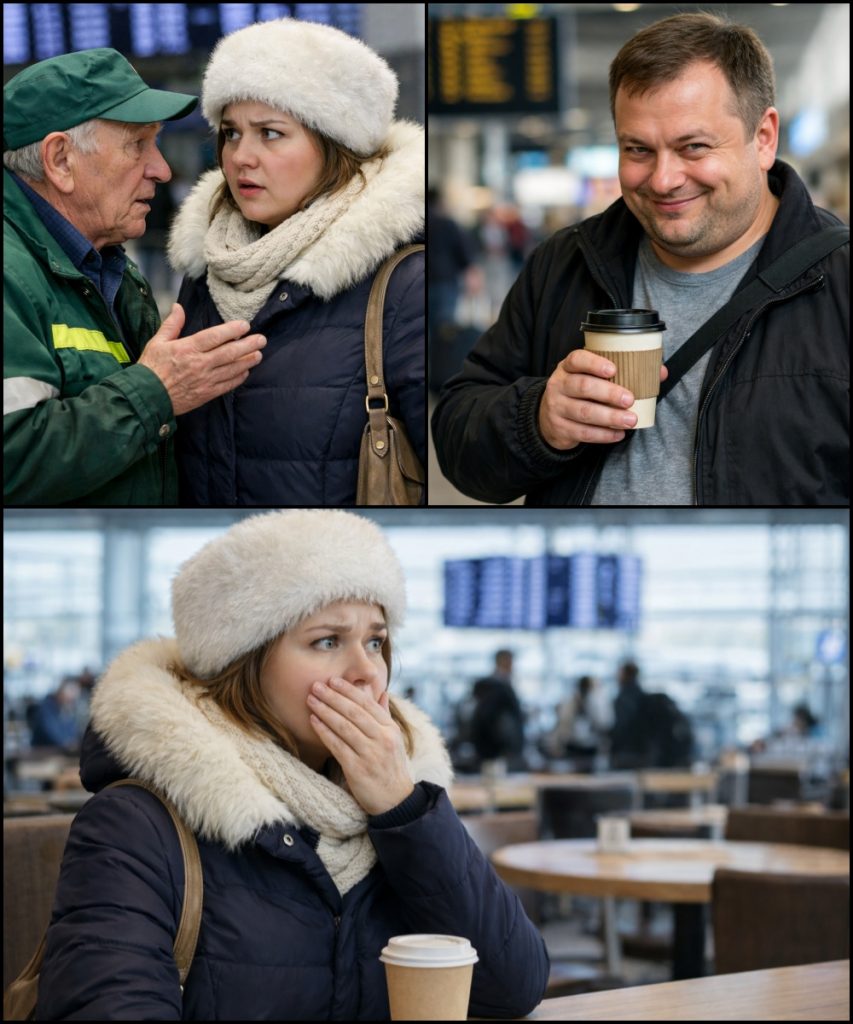Došavši s posla jednog dana, muž mi je priredio iznenađenje, kupivši dve karte za odmor. Dok je muž predavao naš prtljag na aerodromu, prišao mi je čistač WC-a: “Devojko, molim vas, pažljivo me saslušajte. Za deset minuta vaš muž će vam ponuditi kafu. Napravite se da ste popili i pogledajte šta će vaš muž da uradi… Od onoga što sam videla, kosa mi je se digla na glavi… 😲😲😲 - featured image Došavši s posla jednog dana, muž mi je priredio iznenađenje, kupivši dve karte za odmor. Dok je muž predavao naš prtljag na aerodromu, prišao mi je čistač WC-a: “Devojko, molim vas, pažljivo me saslušajte. Za deset minuta vaš muž će vam ponuditi kafu. Napravite se da ste popili i pogledajte šta će vaš muž da uradi… Od onoga što sam videla, kosa mi je se digla na glavi… 😲😲😲 - featured image