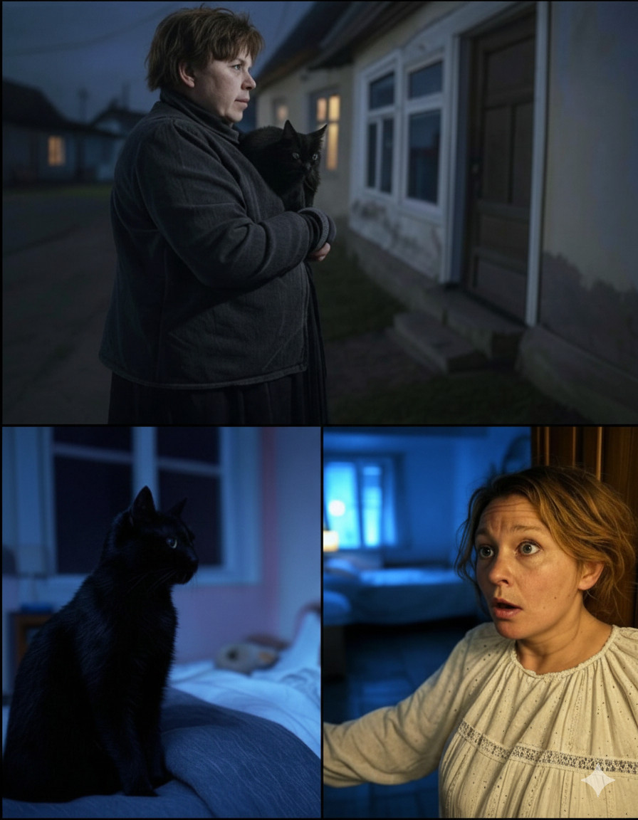 Nepoznata žena sa crnim mačkom zamolila je da je puste u kuću na noć. A kada je mačak ušao u sobu sa bolesnom ćerkom, majka je ostala ZASTANUTA od onoga što je videla… 😱😱😱 - featured image Nepoznata žena sa crnim mačkom zamolila je da je puste u kuću na noć. A kada je mačak ušao u sobu sa bolesnom ćerkom, majka je ostala ZASTANUTA od onoga što je videla… 😱😱😱 - featured image