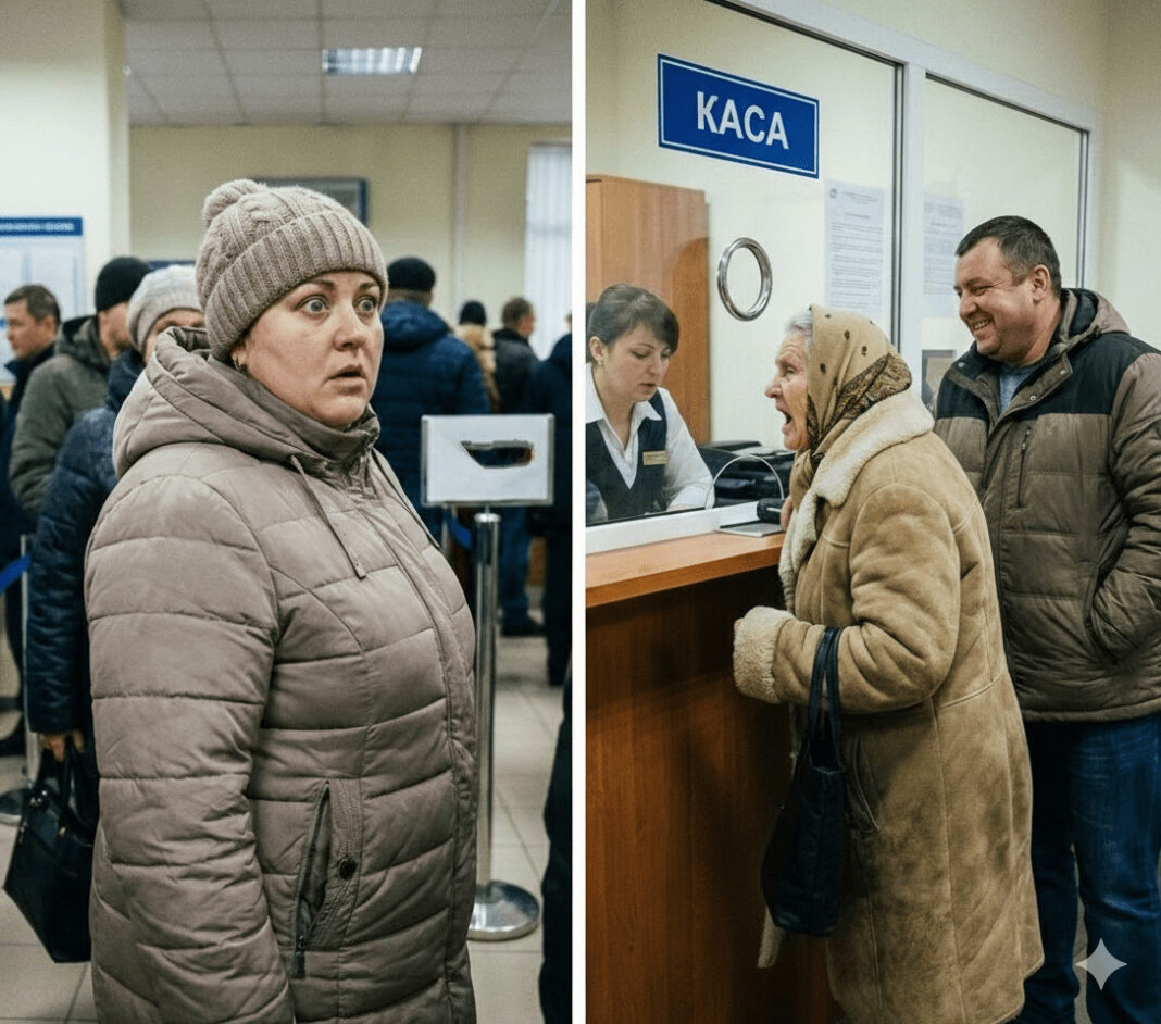 Stajala sam u redu u banci kada sam čula iza sebe glas svekrve: „Zašto ovoj glupi ženi treba novac? Uzmi sve s njenog računa, sine, i hajdemo!“ Moj muž je već pružao kasirki moju karticu i falsifikovanu punomoć. Ali iznenada je kasirka podigla oči, nasmiješila se i izgovorila rečenicu zbog koje su oboje kamenili na mjestu… 😲😲😲 - featured image Stajala sam u redu u banci kada sam čula iza sebe glas svekrve: „Zašto ovoj glupi ženi treba novac? Uzmi sve s njenog računa, sine, i hajdemo!“ Moj muž je već pružao kasirki moju karticu i falsifikovanu punomoć. Ali iznenada je kasirka podigla oči, nasmiješila se i izgovorila rečenicu zbog koje su oboje kamenili na mjestu… 😲😲😲 - featured image