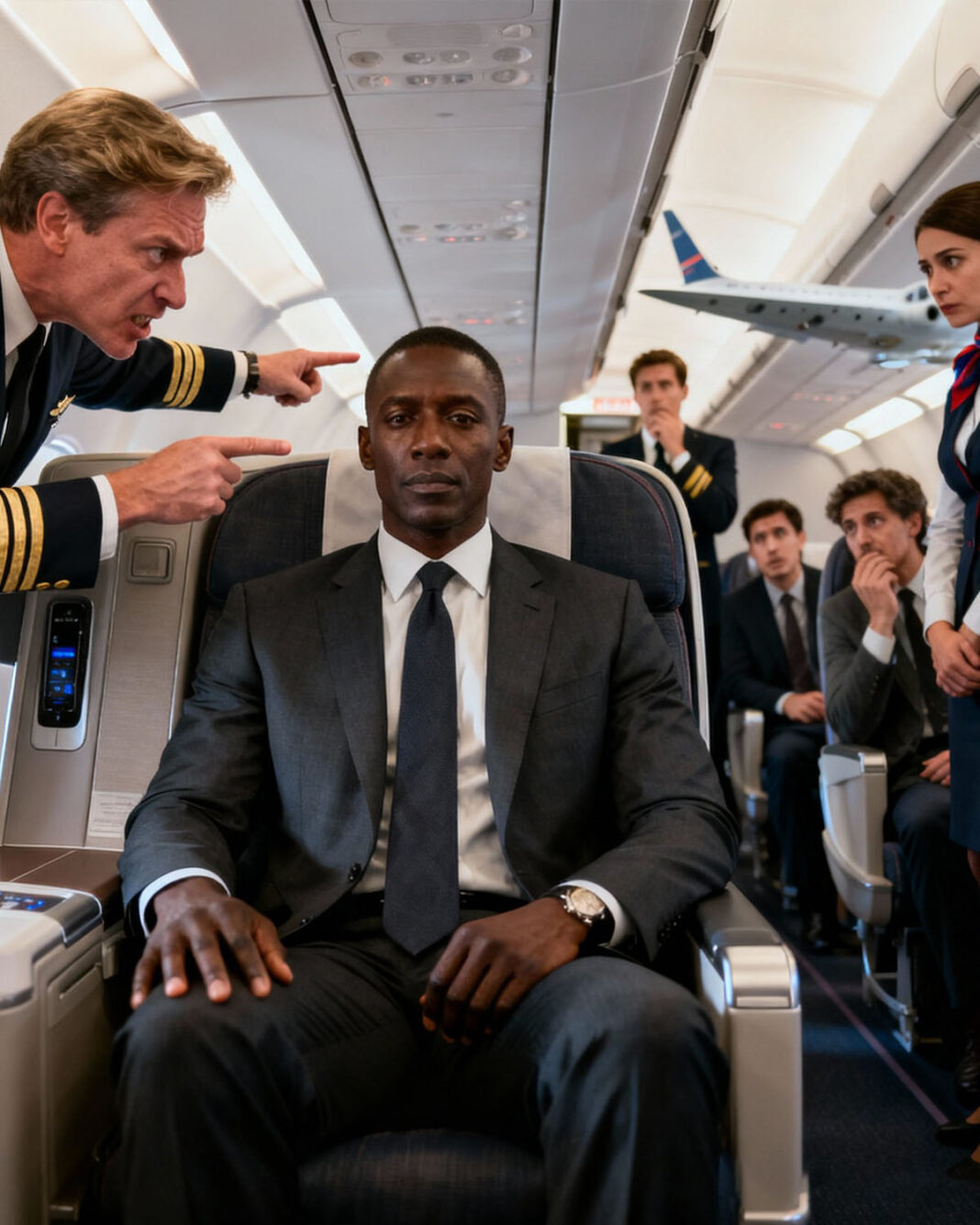 „Prva klasa nije za crnce“ — Crnog CEO-a pilot je ponizio, a kada je avion sletio, učinio je nešto što je ostavilo cijelu posadu bez riječi… - featured image