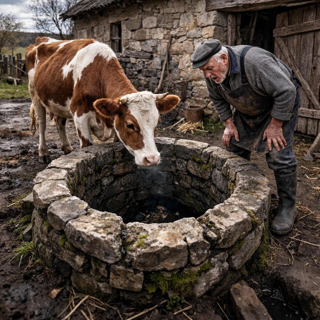 “Krava je svakodnevno gledala u bunar, a kada je djed odlučio pogledati, zbog onog što je ugledao on je zanijemio…” 😲😲😲 - featured image “Krava je svakodnevno gledala u bunar, a kada je djed odlučio pogledati, zbog onog što je ugledao on je zanijemio…” 😲😲😲 - featured image