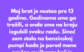 Brat je nestao bez traga – poslije 13 godina pojavila se nova nada Brat je nestao bez traga – poslije 13 godina pojavila se nova nada - featured image