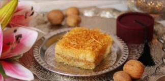 Hrskavi kadaif – zlatan, sočan i pun oraha! Hrskavi kadaif – zlatan, sočan i pun oraha! - featured image