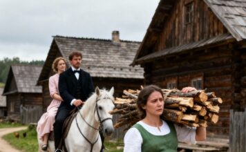 Farmer je jahao sa svojom djevojkom… i ukočio se kada je vidio svoju trudnu bivšu ženu kako nosi drva za ogrjev… Farmer je jahao sa svojom djevojkom… i ukočio se kada je vidio svoju trudnu bivšu ženu kako nosi drva za ogrjev… - featured image