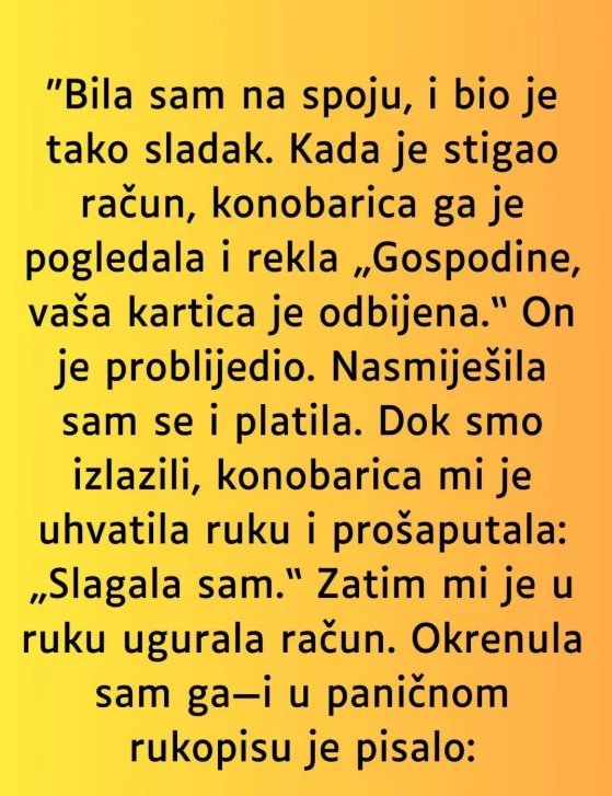 “Bila sam na spoju, i bio je tako sladak…” - featured image “Bila sam na spoju, i bio je tako sladak…” - featured image