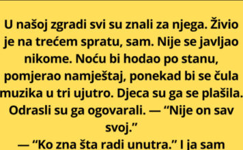 “Komšiju smo zvali ‘onaj ludi’… a onda je jedne noći pokucao na moja vrata i spasio mi dijete.” “Komšiju smo zvali ‘onaj ludi’… a onda je jedne noći pokucao na moja vrata i spasio mi dijete.” - featured image