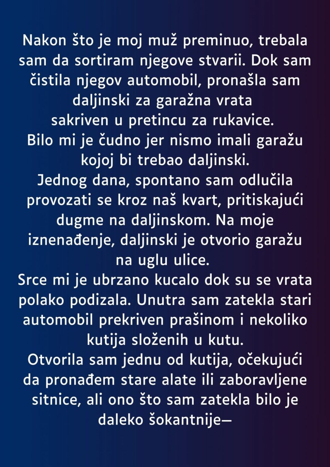 “Nakon što je moj muž preminuo…” - featured image “Nakon što je moj muž preminuo…” - featured image