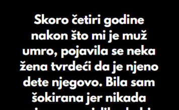 “Skoro četiri godine nakon što mi je muž umro, pojavila se neka žena tvrdeći da je njeno dete njegovo… “Skoro četiri godine nakon što mi je muž umro, pojavila se neka žena tvrdeći da je njeno dete njegovo… - featured image