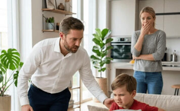 Razvedeni otac pokupio je svog šestogodišnjeg sina i shvatio da jedva može da sedne — dok šapat kroz suze kod kuće nije otkrio tajnu skrivanu predugo Razvedeni otac pokupio je svog šestogodišnjeg sina i shvatio da jedva može da sedne — dok šapat kroz suze kod kuće nije otkrio tajnu skrivanu predugo - featured image