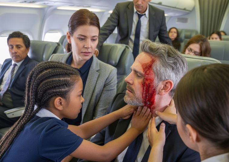 Siromašna crna djevojčica od 12 godina spasila je milijunaša u avionu nakon što je doživio moždani udar — ali ono što joj je zatim šapnuo natjeralo ju je da zaplače… - featured image Siromašna crna djevojčica od 12 godina spasila je milijunaša u avionu nakon što je doživio moždani udar — ali ono što joj je zatim šapnuo natjeralo ju je da zaplače… - featured image