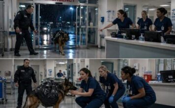 Pas je utrčao u bolnicu sa ogromnom crnom kesom za smeće na leđima: Medicinske sestre su pokušale da ga otjeraju, sve dok jedna od njih nije primijetila nešto čudno u njegovom ponašanju 😱 Pas je utrčao u bolnicu sa ogromnom crnom kesom za smeće na leđima: Medicinske sestre su pokušale da ga otjeraju, sve dok jedna od njih nije primijetila nešto čudno u njegovom ponašanju 😱 - featured image