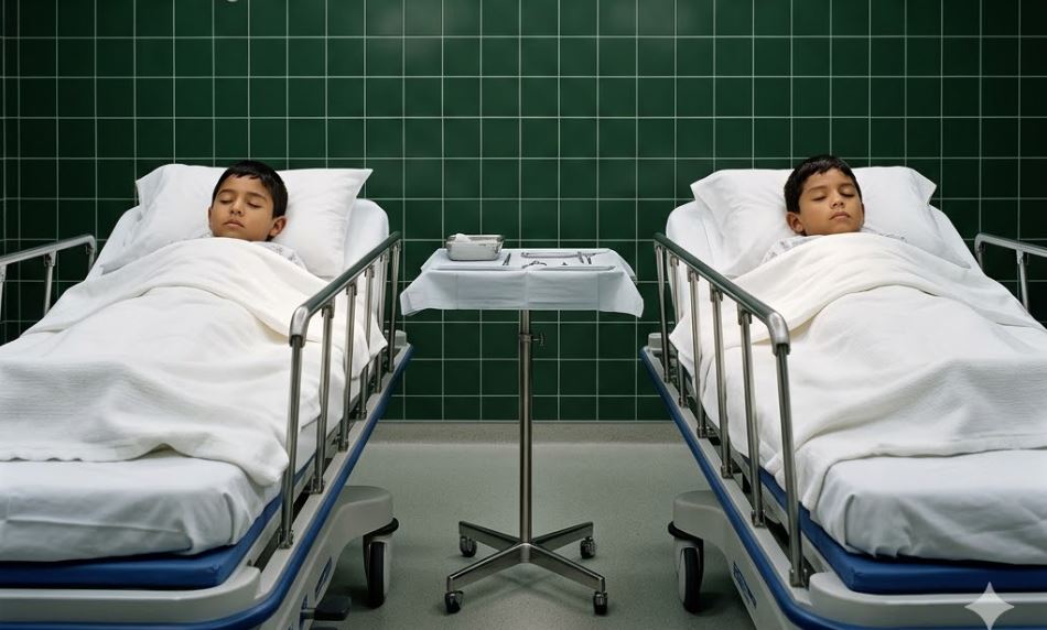 Tijekom obdukcije blizanaca, liječnik čuje dječji smijeh i primjećuje jedan šokantan detalj na tijelima… - featured image Tijekom obdukcije blizanaca, liječnik čuje dječji smijeh i primjećuje jedan šokantan detalj na tijelima… - featured image