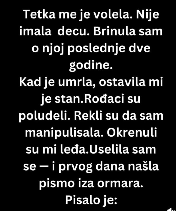 Nasledila sam stan, porodica me se odrekla, ali prava istina je bila sakrivena u kuhinji - featured image Nasledila sam stan, porodica me se odrekla, ali prava istina je bila sakrivena u kuhinji - featured image