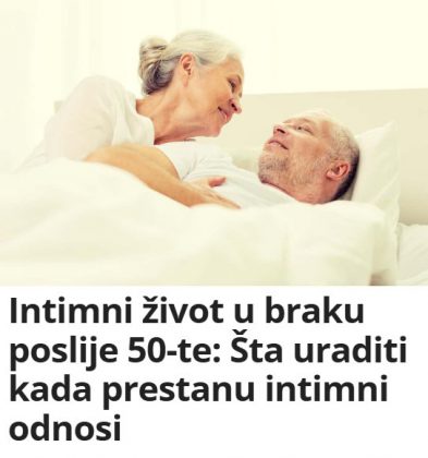 KAKO INTIMNI ODNOSI UTJEČU NA TIJELO NAKON 50-E: Studije su pokazale mnoge prednosti za psihičko i fizičko zdravlje - featured image KAKO INTIMNI ODNOSI UTJEČU NA TIJELO NAKON 50-E: Studije su pokazale mnoge prednosti za psihičko i fizičko zdravlje - featured image