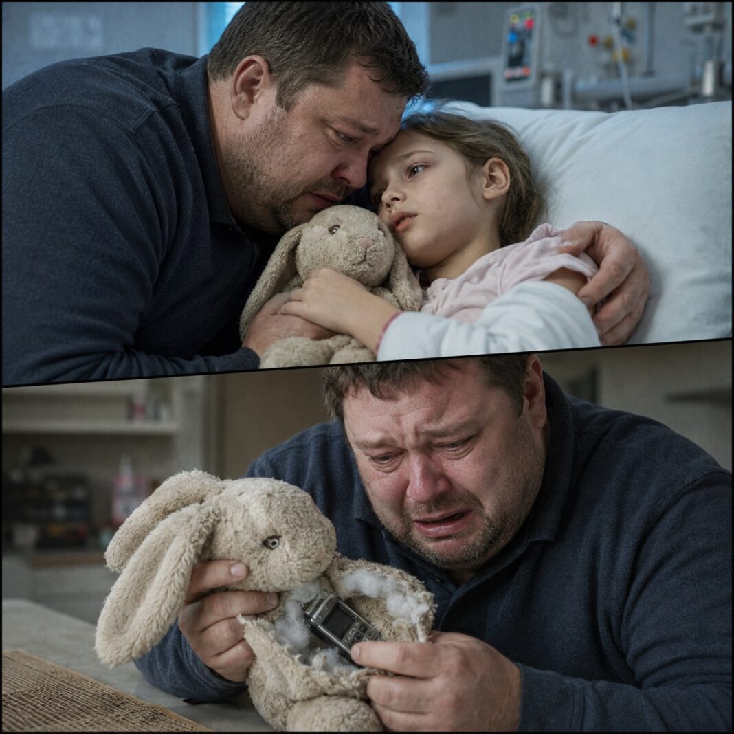 Moja kćerka je imala 7 godina. U bolnici je šapnula: “Tata, kad odem – slušaj zeca. Zagrlio sam je: “Bit će ti bolje. Zatrehnula je glavom. Nedelju dana kasnije svađao sam se sa zecom. Unutra je bio sat sa pločom. Kada sam pritisnuo play, svijet se srušio……. 😲😲😲 - featured image
