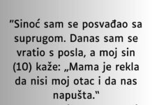 “Sinoć sam se posvađao sa suprugom….” “Sinoć sam se posvađao sa suprugom….” - featured image