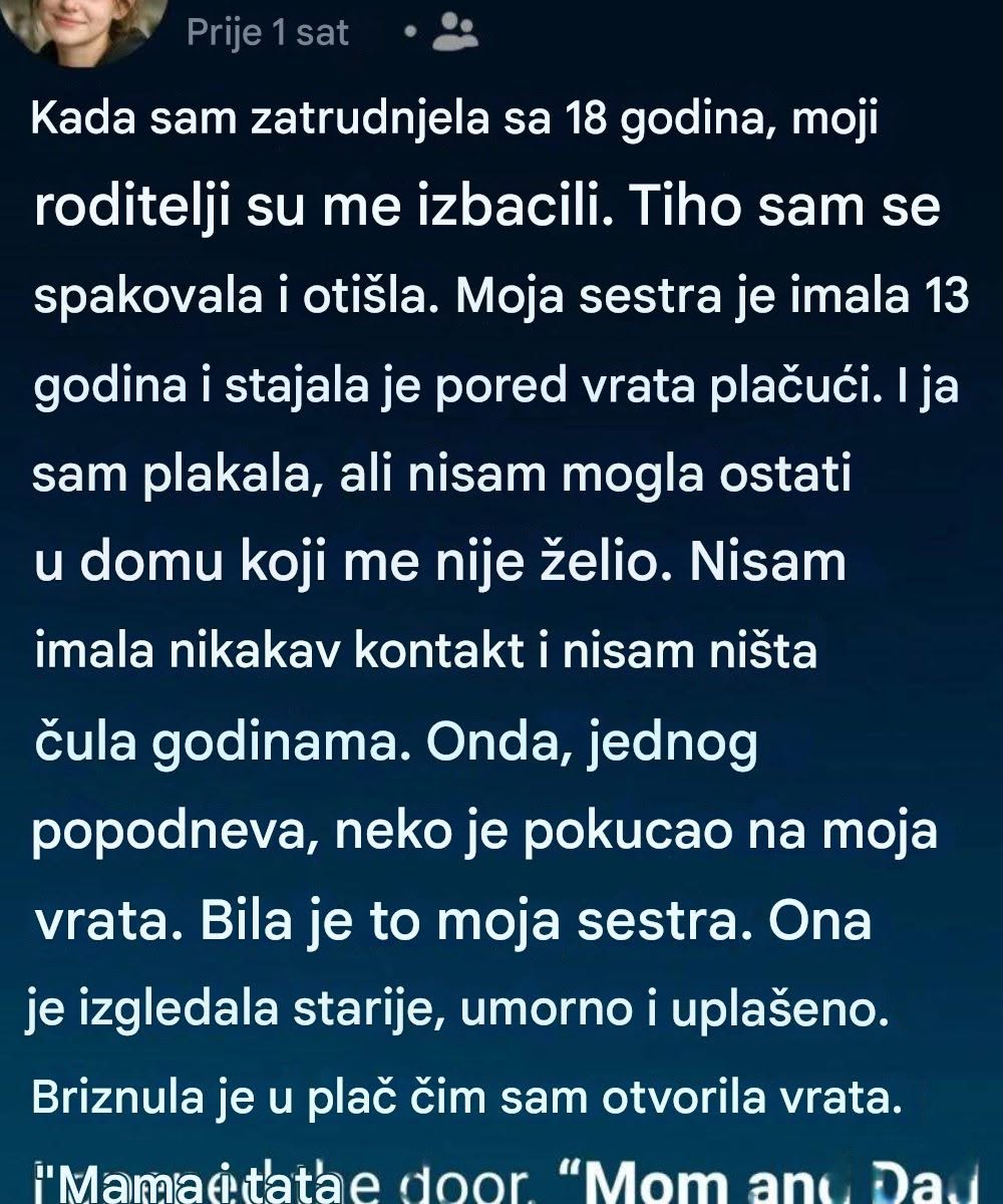 Pobegla sam trudna i da spasem svoje dete. Deset godina kasnije, moja sestra je konačno pronašla „novi život“ koji sam izgradila iz ničega - featured image Pobegla sam trudna i da spasem svoje dete. Deset godina kasnije, moja sestra je konačno pronašla „novi život“ koji sam izgradila iz ničega - featured image