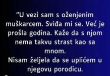“U tajnoj vezi sam sa ozenjenim muskarcem a onda mi se javila njegova jadna zena…” “U tajnoj vezi sam sa ozenjenim muskarcem a onda mi se javila njegova jadna zena…” - featured image