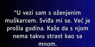 “U tajnoj vezi sam sa ozenjenim muskarcem a onda mi se javila njegova jadna zena…” “U tajnoj vezi sam sa ozenjenim muskarcem a onda mi se javila njegova jadna zena…” - featured image