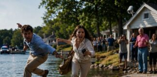 Moj sin i njegova žena gurnuli su mog muža i mene u jezero, a zatim nas ostavili ondje kao da nismo ništa više od problema koji su napokon odbacili. Ležala sam tamo, ozlijeđena i smrznuta, kad je moj muž prošaptao: “Miruj… Pretvaraj se da te nema!” Moj sin i njegova žena gurnuli su mog muža i mene u jezero, a zatim nas ostavili ondje kao da nismo ništa više od problema koji su napokon odbacili. Ležala sam tamo, ozlijeđena i smrznuta, kad je moj muž prošaptao: “Miruj… Pretvaraj se da te nema!” - featured image
