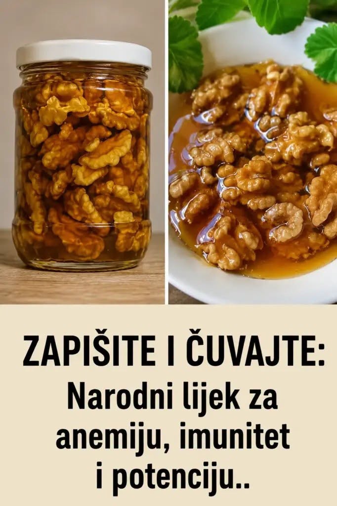 ZAPIŠITE OVE RECEPTE: Tradicionalne kombinacije meda, oraha, bijelog luka i jabukovog sirćeta koje se generacijama koriste za jačanje organizma - featured image ZAPIŠITE OVE RECEPTE: Tradicionalne kombinacije meda, oraha, bijelog luka i jabukovog sirćeta koje se generacijama koriste za jačanje organizma - featured image