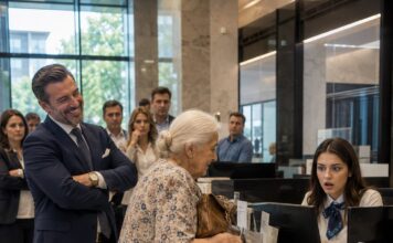 Milijunaš se nasmijao kad je 90-godišnja starica zatražila da provjeri stanje na računu. Nekoliko trenutaka kasnije cijela je banka ostala bez riječi. Milijunaš se nasmijao kad je 90-godišnja starica zatražila da provjeri stanje na računu. Nekoliko trenutaka kasnije cijela je banka ostala bez riječi. - featured image