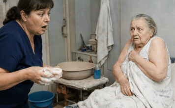 „Ne diraj tamo!“ — molila je 75-godišnja baka kada je njegovateljica došla da je okupa. Pune tri godine nije dozvoljavala nikome da joj priđe. Čim je sapunala spužvu, ugledala je ONO… 😲😲😲 „Ne diraj tamo!“ — molila je 75-godišnja baka kada je njegovateljica došla da je okupa. Pune tri godine nije dozvoljavala nikome da joj priđe. Čim je sapunala spužvu, ugledala je ONO… 😲😲😲 - featured image