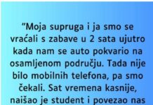 “Supruga i ja smo se vracali sa zabave u 2 ujutro i auto nam staje na osamljenom mjestu…” “Supruga i ja smo se vracali sa zabave u 2 ujutro i auto nam staje na osamljenom mjestu…” - featured image