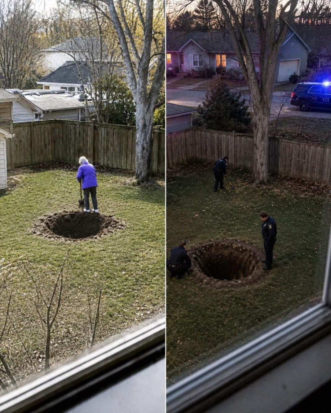 MOJA KOMŠINICA JE SVAKOG VIKENDA KOPALA RUPE U DVORIŠTU — A ONDA JE JEDNOG JUTRA POLICIJA IZNENADA DOŠLA - featured image MOJA KOMŠINICA JE SVAKOG VIKENDA KOPALA RUPE U DVORIŠTU — A ONDA JE JEDNOG JUTRA POLICIJA IZNENADA DOŠLA - featured image