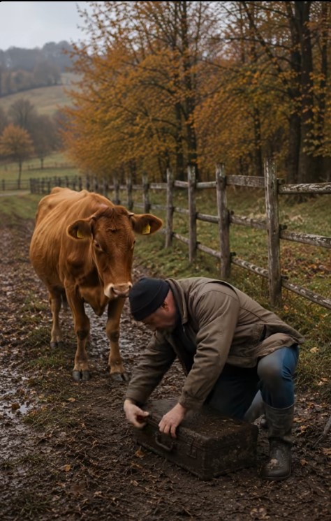 Krava je dovela farmera do starog kofera pored ograde; ali kada ga je čovjek otvorio i ugledao šta se nalazi unutra, užasnuto je ustuknuo i odmah pozvao policiju 😨 - featured image Krava je dovela farmera do starog kofera pored ograde; ali kada ga je čovjek otvorio i ugledao šta se nalazi unutra, užasnuto je ustuknuo i odmah pozvao policiju 😨 - featured image