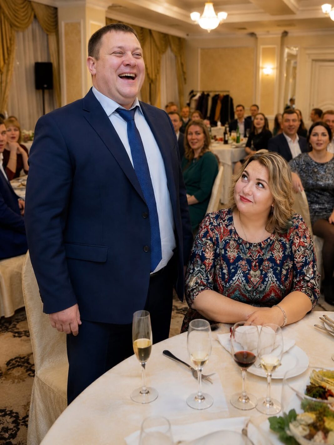 Humanitarna aukcija u sjeni poniženja: suprug je pokušao da se našali, ali je sala ubrzo utihnula - featured image Humanitarna aukcija u sjeni poniženja: suprug je pokušao da se našali, ali je sala ubrzo utihnula - featured image