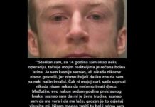 “Sa 14 godina sam imao neku operaciju “Sa 14 godina sam imao neku operaciju - featured image