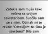 Zatekla sam muža kako večera sa svojom sekretaricom…” Zatekla sam muža kako večera sa svojom sekretaricom…” - featured image