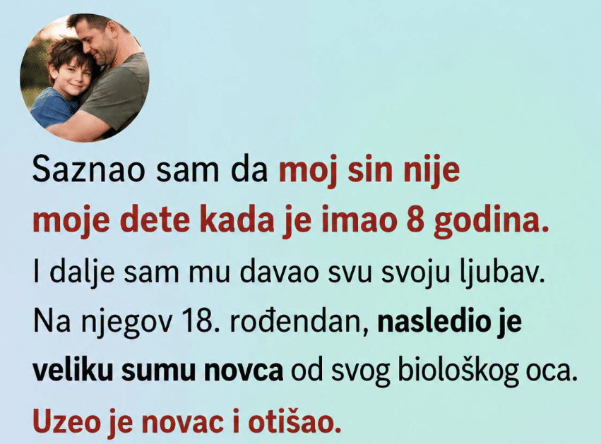 Saznao sam da moj sin nije moje dijete kada je imao osam godina… - featured image Saznao sam da moj sin nije moje dijete kada je imao osam godina… - featured image