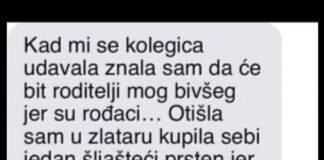 “Kad mi se kolegica udavala znala sam da će bit roditelji mog bivšeg ..” “Kad mi se kolegica udavala znala sam da će bit roditelji mog bivšeg ..” - featured image