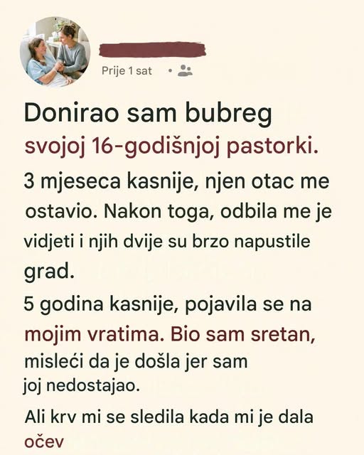 Donirala je bubreg pastorki da joj spasi život, a onda su muž i djevojka nestali bez traga: Godinama nije znala istinu - featured image Donirala je bubreg pastorki da joj spasi život, a onda su muž i djevojka nestali bez traga: Godinama nije znala istinu - featured image