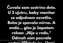“Čuvala sam sestrino dete. U 3 ujutru, baby monitor se odjednom upalio…” “Čuvala sam sestrino dete. U 3 ujutru, baby monitor se odjednom upalio…” - featured image